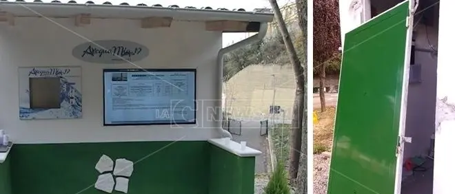 Castiglione Cosentino, furto alla casa dell'acqua: ladri ripresi da videocamere