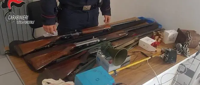 Cassano Jonio, denunciati tre cacciatori toscani