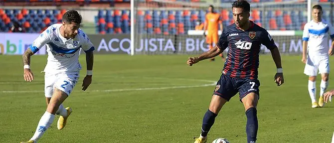 Serie B, il Cosenza si sveglia solo nel finale: il Brescia passa 2-1 al Marulla