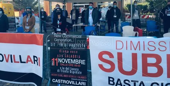 Castrovillari, sit-in dei commercianti e autonomi per il lavoro e la sanità