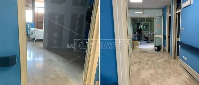 Ospedale Cetraro, domani l'arrivo dei primi dieci pazienti nel reparto Covid