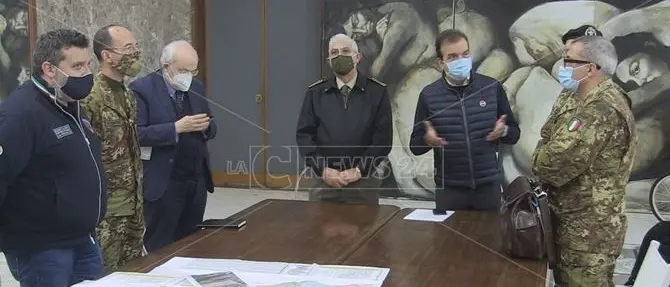 Covid a Cosenza, l’ospedale da campo pronto entro fine mese: sorgerà a Vaglio Lise