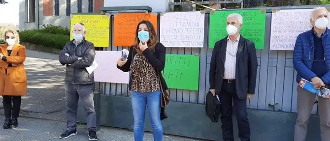 Coronavirus Cittanova, associazioni in piazza per chiedere sanità efficiente