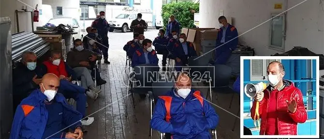 Lavoratori E-distribuzione in sciopero a Catanzaro. Cgil: «Azienda sorda, ora basta»