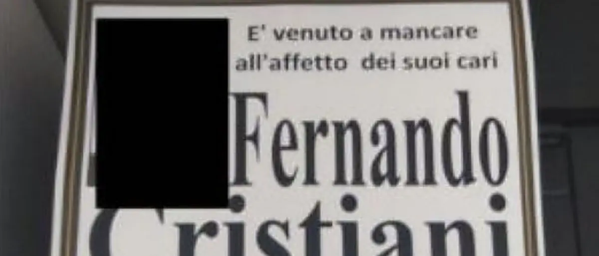 Manifesti e funerali pronti ma il morto per covid è ancora vivo, la famiglia denuncia