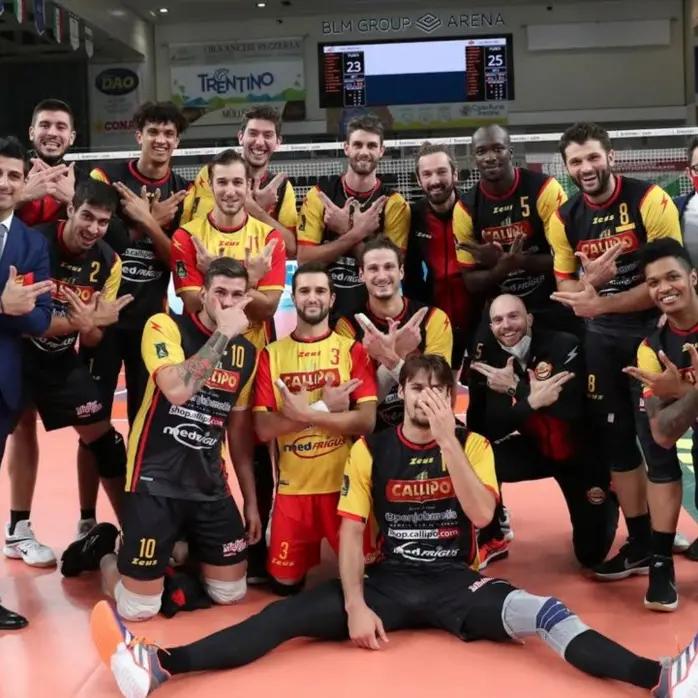 Superlega, la Tonno Callipo espugna Trento e consolida il terzo posto