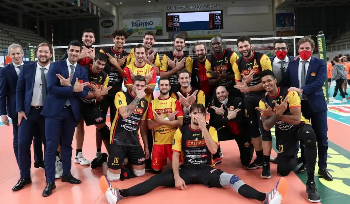 Superlega, la Tonno Callipo espugna Trento e consolida il terzo posto