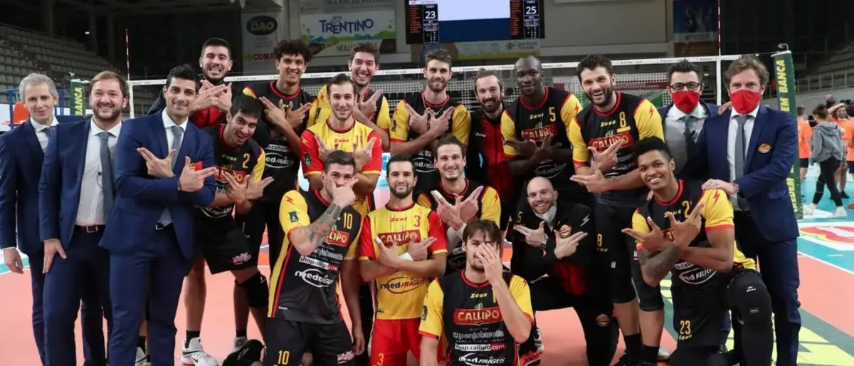 Superlega, la Tonno Callipo espugna Trento e consolida il terzo posto