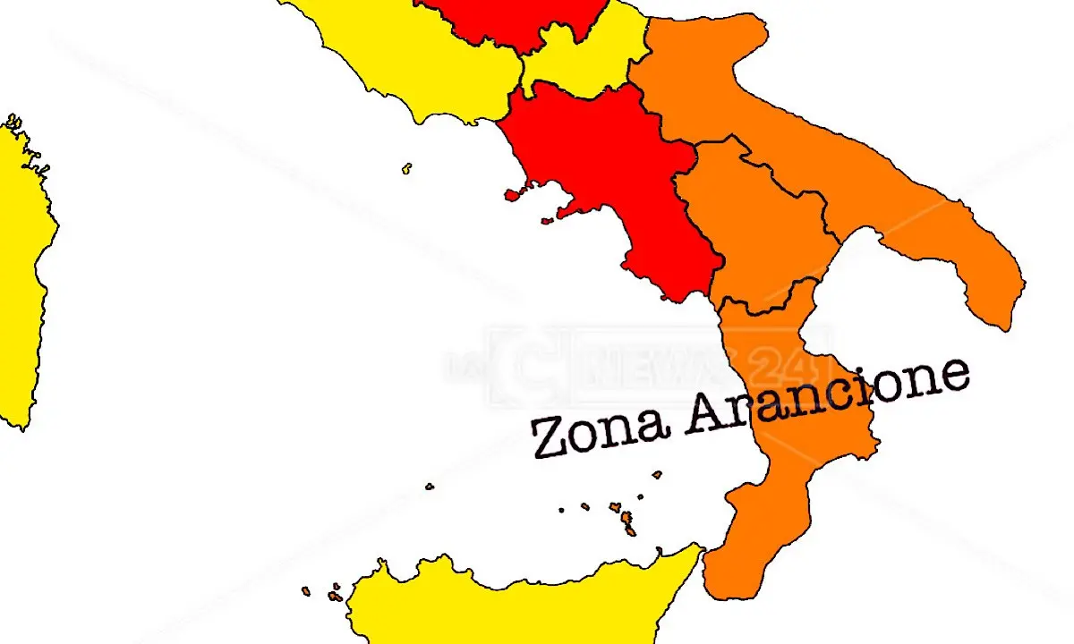 Covid, la Calabria zona arancione da domani: cosa cambia