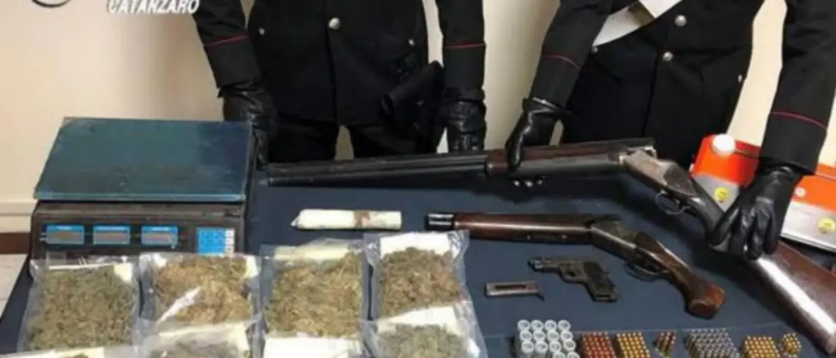 Armi e droga a Curinga, giovane condannato a 2 anni e 8 mesi di reclusione