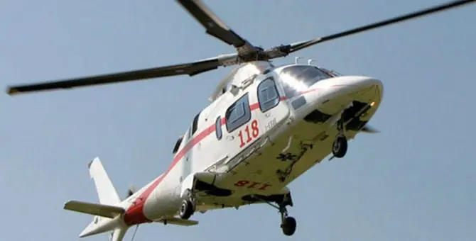 Incidente nel Cosentino, interviene l'elisoccorso: due feriti