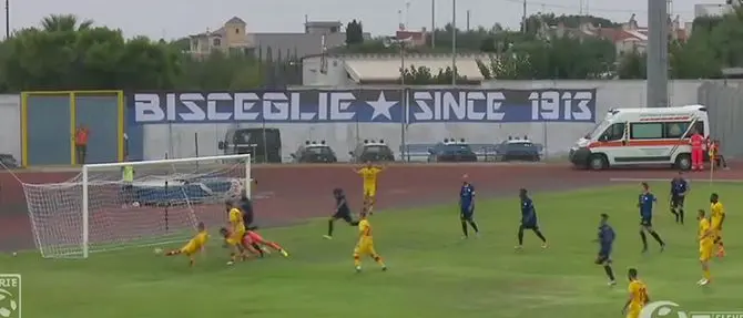 Per il Catanzaro occasione sprecata a Bisceglie, finisce 1-1