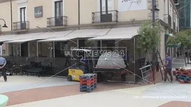 Cosenza, rimosso il forno abusivo di Piazza Riforma