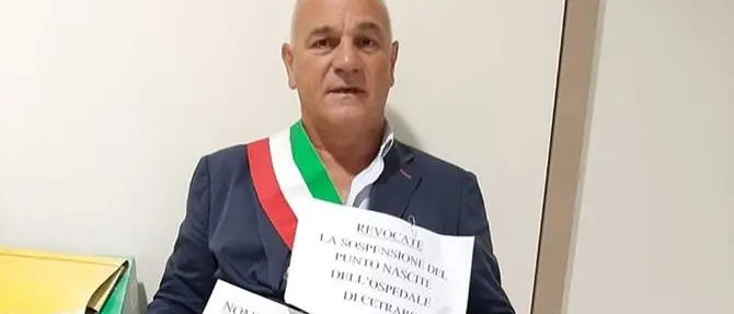 Punto nascita di Cetraro, il sindaco Aita protesta alla Regione