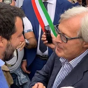 Elezioni regionali, Sgarbi in soccorso di Mario Occhiuto intercede con Matteo Salvini
