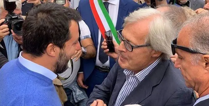 Elezioni regionali, Sgarbi in soccorso di Mario Occhiuto intercede con Matteo Salvini