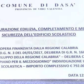 Scuole sicure, dal Vibonese arriva il modello vincente di Dasà