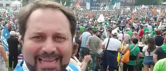 Leghisti calabresi a Pontida, il video-messaggio del militante vibonese