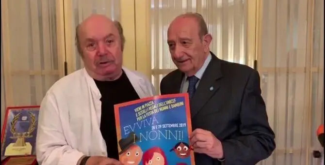 L'attore Banfi e Unicef insieme per la Festa dei nonni e dei bambini