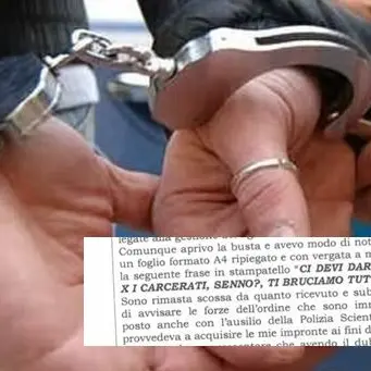 Lasciò impronte su lettera estorsiva, il gip: «Metodi tipici di ‘ndrangheta»