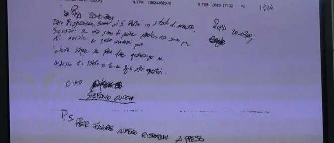 Caso Cucchi, l'ultima lettera prima di morire: «Puoi fare qualcosa per me?»