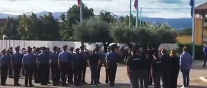 Agenti uccisi a Trieste, l’omaggio dei carabinieri di Lamezia