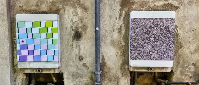 A Cosenza le cassette del gas si animano con opere di designer e grafici