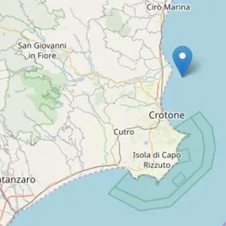 Ancora una scossa, terremoto di magnitudo 3.7 nel Crotonese