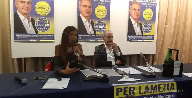 Elezioni a Lamezia, Mascaro presenta i candidati: «Vincerò al primo turno»