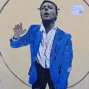 Renzi come uno zombie, a Firenze il murales di “Italia morta vivente”