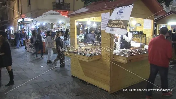 Cosenza, apre i battenti la nuova edizione della Festa del Cioccolato