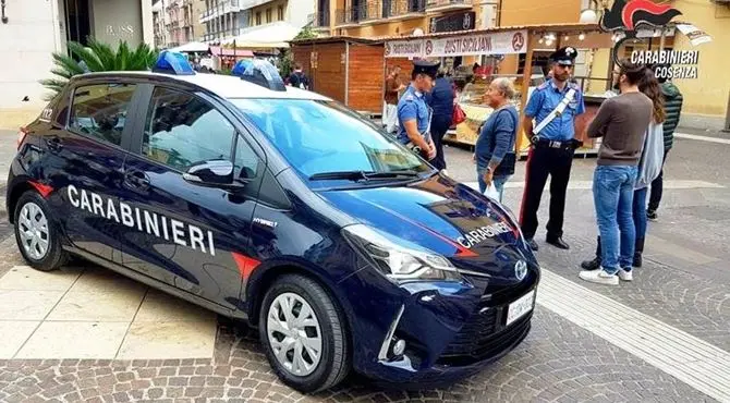 Cosenza, debutta la nuova vettura ecosostenibile dei carabinieri