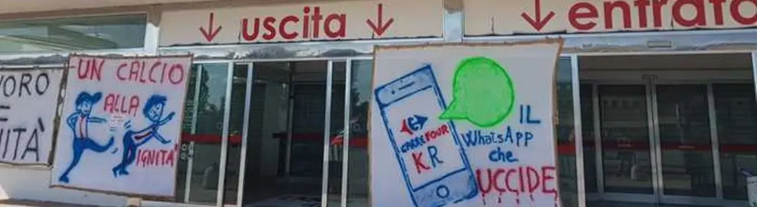 Crotone, dipendente Carrefour colto da malore durante il tredicesimo giorno di protesta