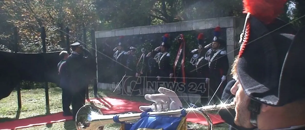 Girifalco, l'Arma dei carabinieri ricorda la strage aerea di Monte Covello