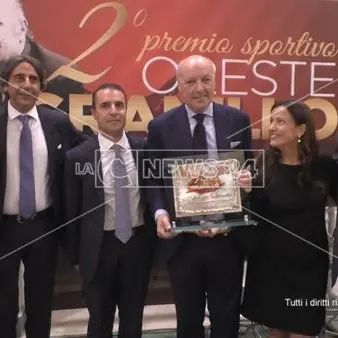 All'amministratore delegato dell'Inter il premio alla memoria di Oreste Granillo