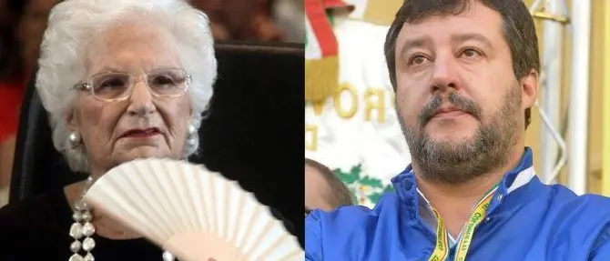 Matteo Salvini incontra Liliana Segre, faccia a faccia in casa della senatrice