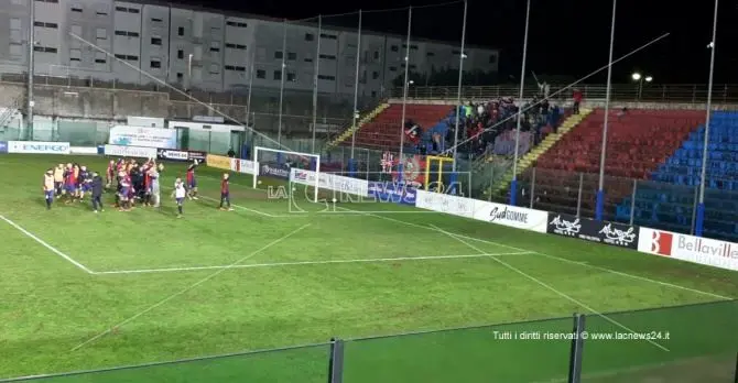 Vibonese, nell'anticipo contro il Rieti cinque gol e calcio show