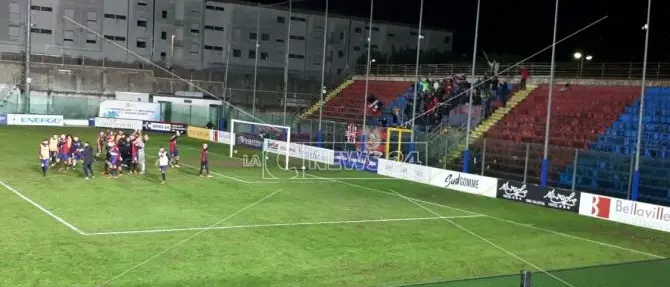 Vibonese, nell'anticipo contro il Rieti cinque gol e calcio show