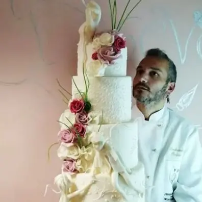 Cake design, pasticciere calabrese trionfa alla fiera degli sposi di Roma