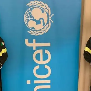 Unicef e vigili del fuoco insieme per celebrare la Giornata mondiale dell’infanzia