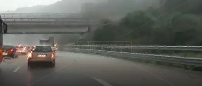 Ancora maltempo su tutta la Calabria, l'allerta è arancione