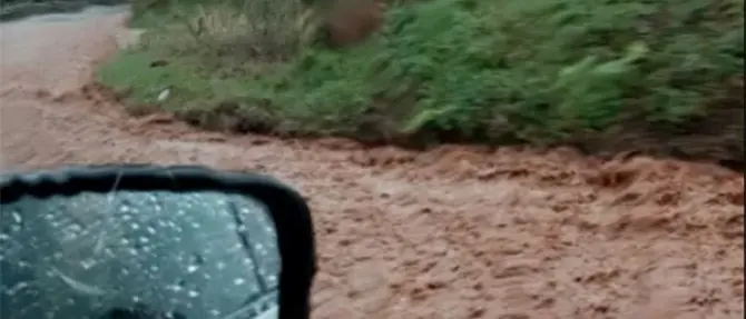 Frana sulla A2, chiuso lo svincolo di Falerna. Deviato il traffico della Ss 18