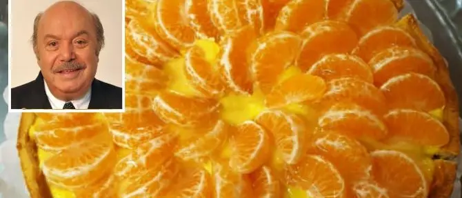 L’attore Lino Banfi lancia la crostata con le clementine di Corigliano-Rossano
