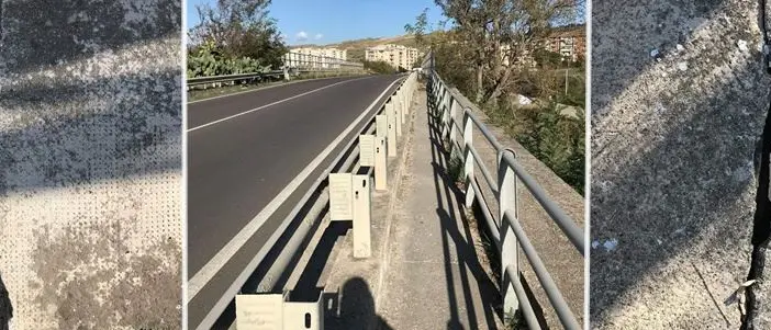 Crepe su un ponte a Catanzaro, scatta l'allarme. Sopralluoghi e strada chiusa al traffico
