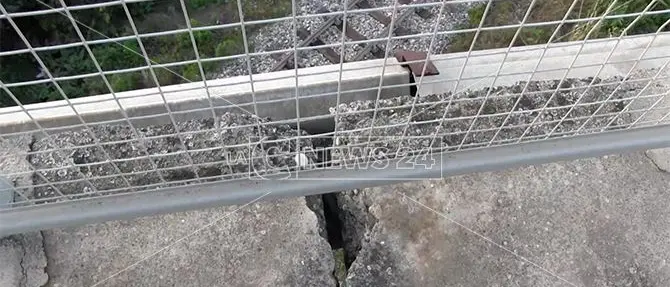 Crepe su un ponte a Catanzaro, i tecnici: «Nessun pericolo di crollo»