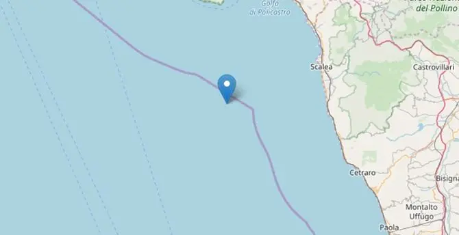 Terremoto in Calabria, due scosse ravvicinate al largo di Scalea