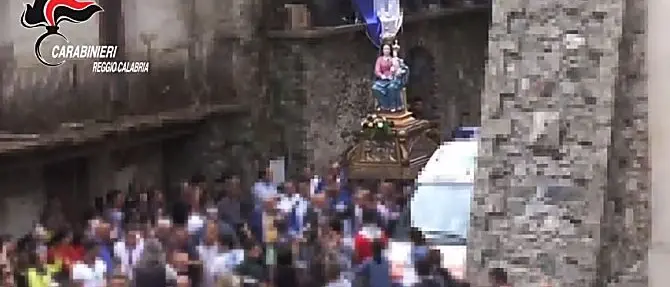 Madonna di Polsi, portatori abusivi allontanati. Tra questi anche figlio e nipote del boss