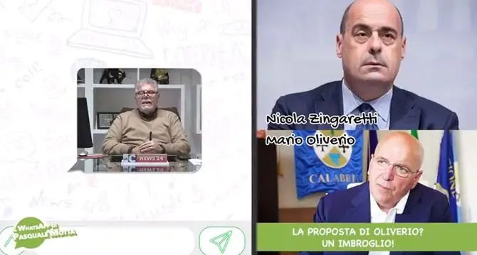 La proposta di Oliverio? Un imbroglio: il WhatsApp di Motta