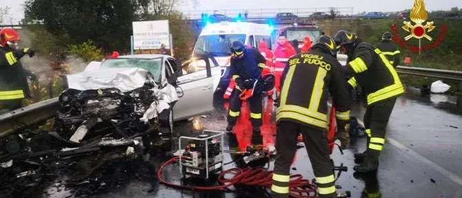 Scontro frontale sulla Silana-Crotonese, cinque i feriti