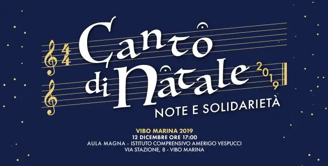 Vibo in festa, concerto di Natale con coro e orchestra della scuola Vespucci